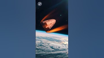 Intense Space Capsule Reentry Into Earth