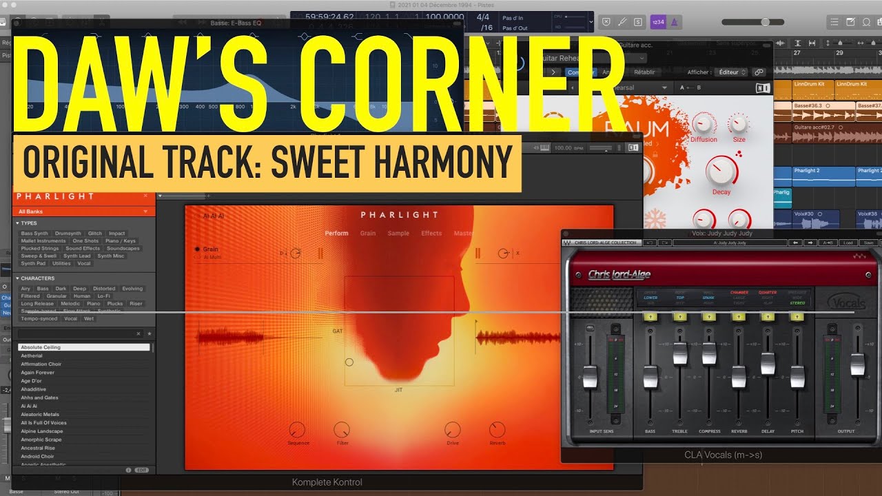 DAW'S CORNER Original track Sweet Harmony feat. Logic Pro KOMPLETE Native Instruments Bass