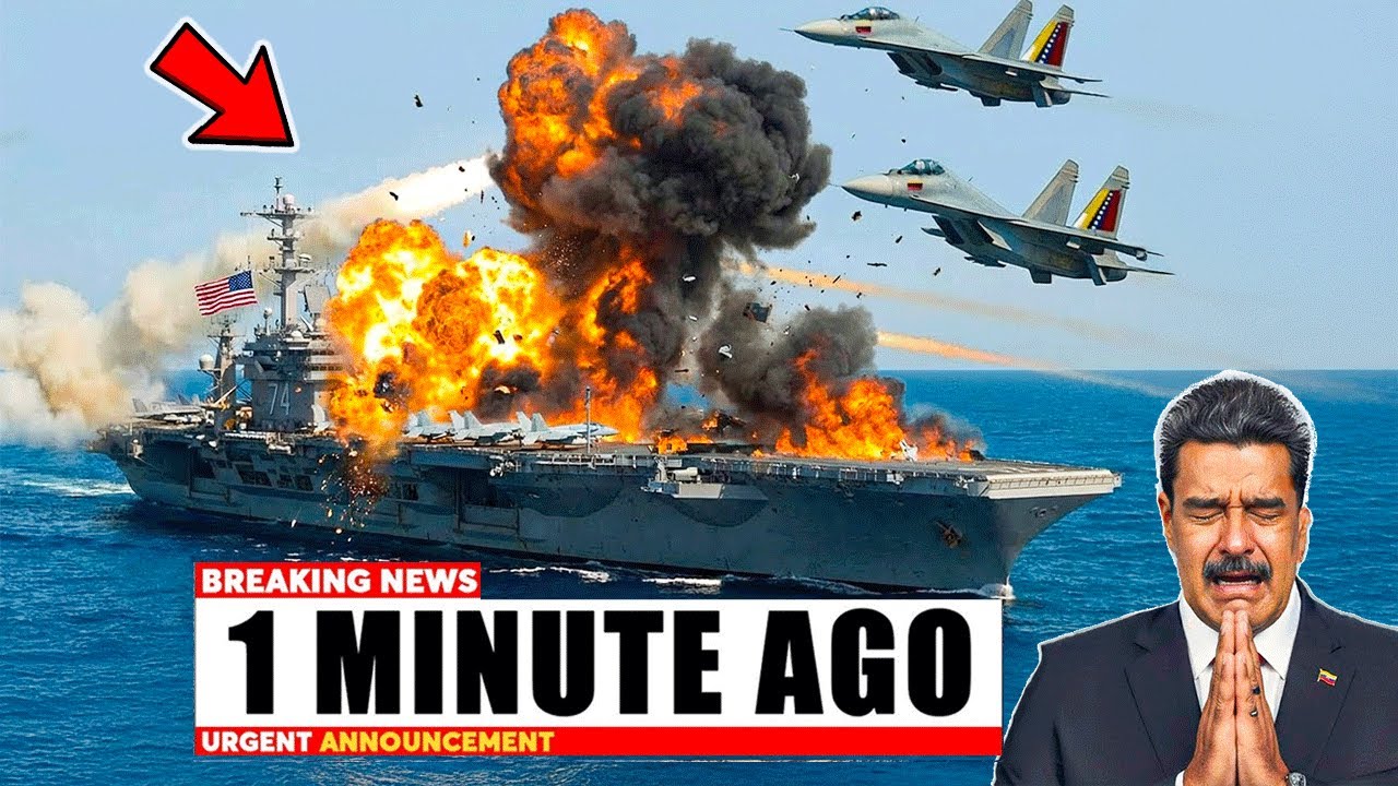 VENEZUELAN SU-30 JETS SMASHED A USS GEORGE WASHINGTON — WHAT HAPPENED NEXT  STUNNED EVERYONE!