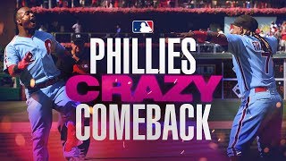 Phillies complete wild comeback, sweep Mets