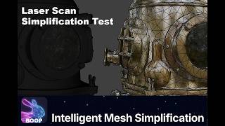 Boop Blender Decimation Addon - Laser Scan Test