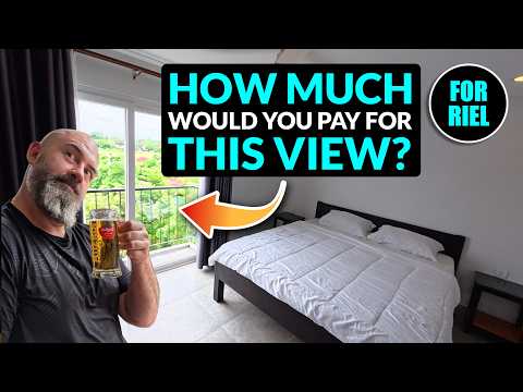 Look inside two $250 apartments in Siem Reap, Cambodia! Bonus 3 BR pool house #forriel