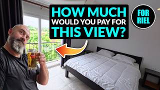 Look inside two $250 apartments in Siem Reap, Cambodia! Bonus 3 BR pool house #forriel