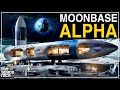 How spacex will build the first moon base