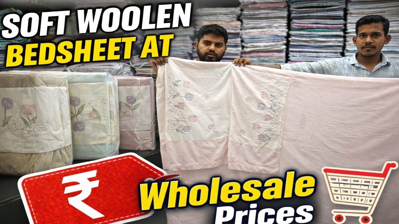 Soft Woolen Bedsheet at Wholesale Prices 😍 | Winter Special Bedsheets | Bulk Deal