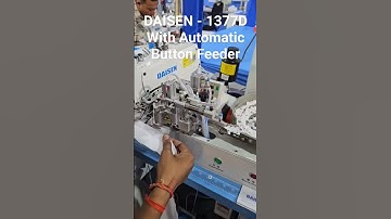 DAISEN - 1377D With Automatic Button Feeder#japan #sewing #youtube #jacksewing #machinesewing