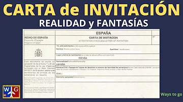 ¿Cómo funciona la carta de invitación?