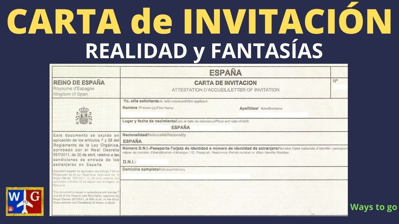 Con carta de invitacion se puede quedar en españa