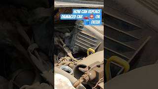 ||🛢️🚨🚘|| HOW CAN REPLACE DAMAGED CAR OIL FILTER 🚩|| #automobile #viral #cartrouble #viralposts