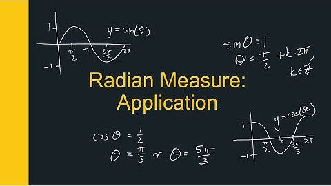 Radian Measure Applications