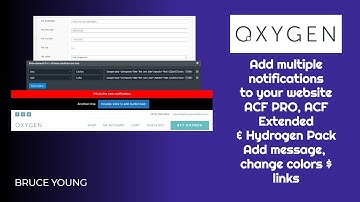 Add multiple notifications to the website - change message, link and color