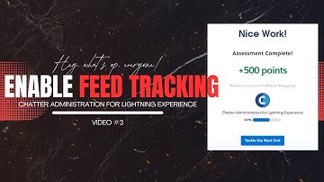 📢 Enable Feed Tracking in Salesforce Chatter — Complete Trailhead guide! 📢