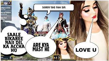 😭Random RICH & TOXIC girl call me noob..1v3 tdm CHALLENGE , Randoms Call me  begger🤬 ,pubg good news