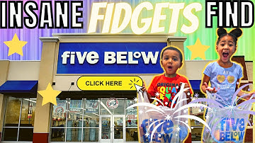 FIVE BELOW FIDGET TOY SHOPPING  // Fidget Shopping Challenge // The Will Fam