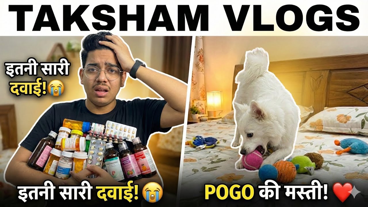 Itni Saari Dawai Khani Padi 😭 Pogo Vs Monkey On Roof! 🐒