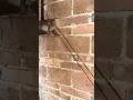 the process of drilling a wall that has been measured #shorts #technical #tools