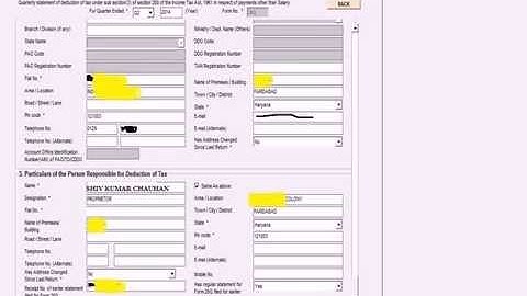 TDS ONLINE FILING THROUGH RPU SOFTWARE