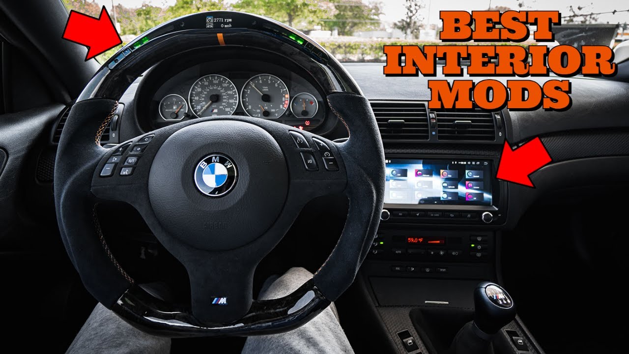 Here's How I Modernized The Interior Of My 20 Year Old BMW E46 M3 *WORKS ON  ANY CAR* 