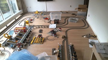 Automated Lego coal terminal timelapse setup