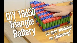 How to Make a 52V 20Ah Triangle Battery with 18650 Cells