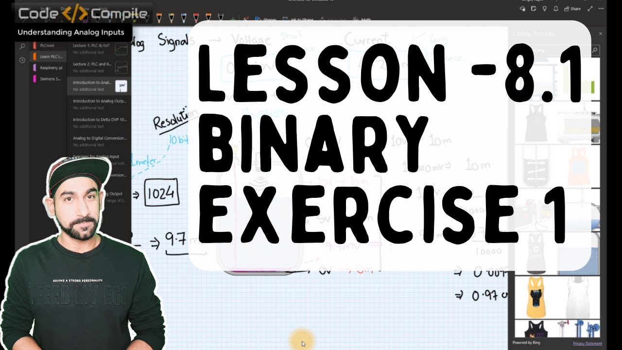 Lesson 8.1 - Binary Concept Exercise 1 (Hindi) - YouTube