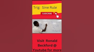 CSEC Mathematics: Mastering Sine Rule in Seconds#shortvideo #youtubeshorts #shorts