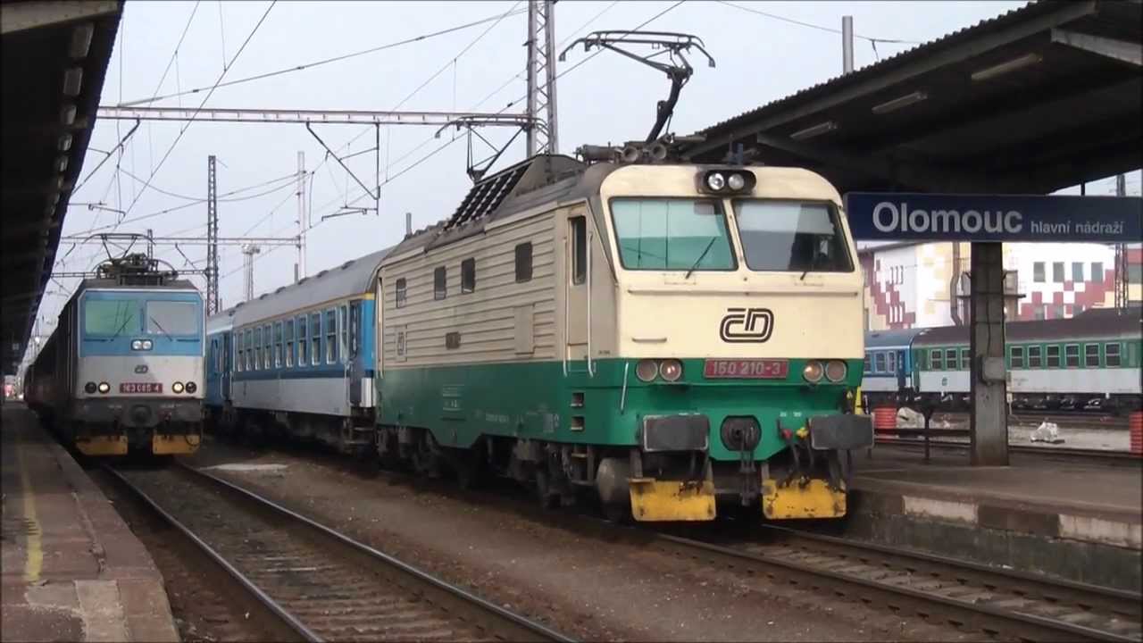 Vlaky Olomouc hlavní nádraží, 6.2.2014