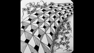 Weekly Zentangle® Tangle Video, July, 2016:  DEX Redux