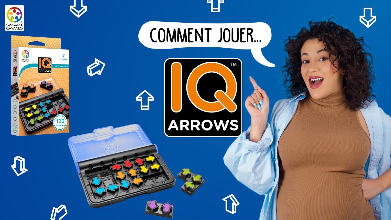 Goût du jeu - IQ Arrows, le petit nouveau de chez Smart Games ainsi que la  collection IQ, IQ Puzzler Pro, IQ Stars et le dernier livret magnétique  Dauphins Joueurs sont disponibles. //