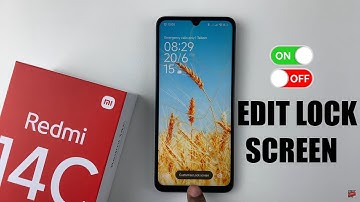 How To Enable / Disable Press & Hold To Edit Lock Screen On Redmi 14C