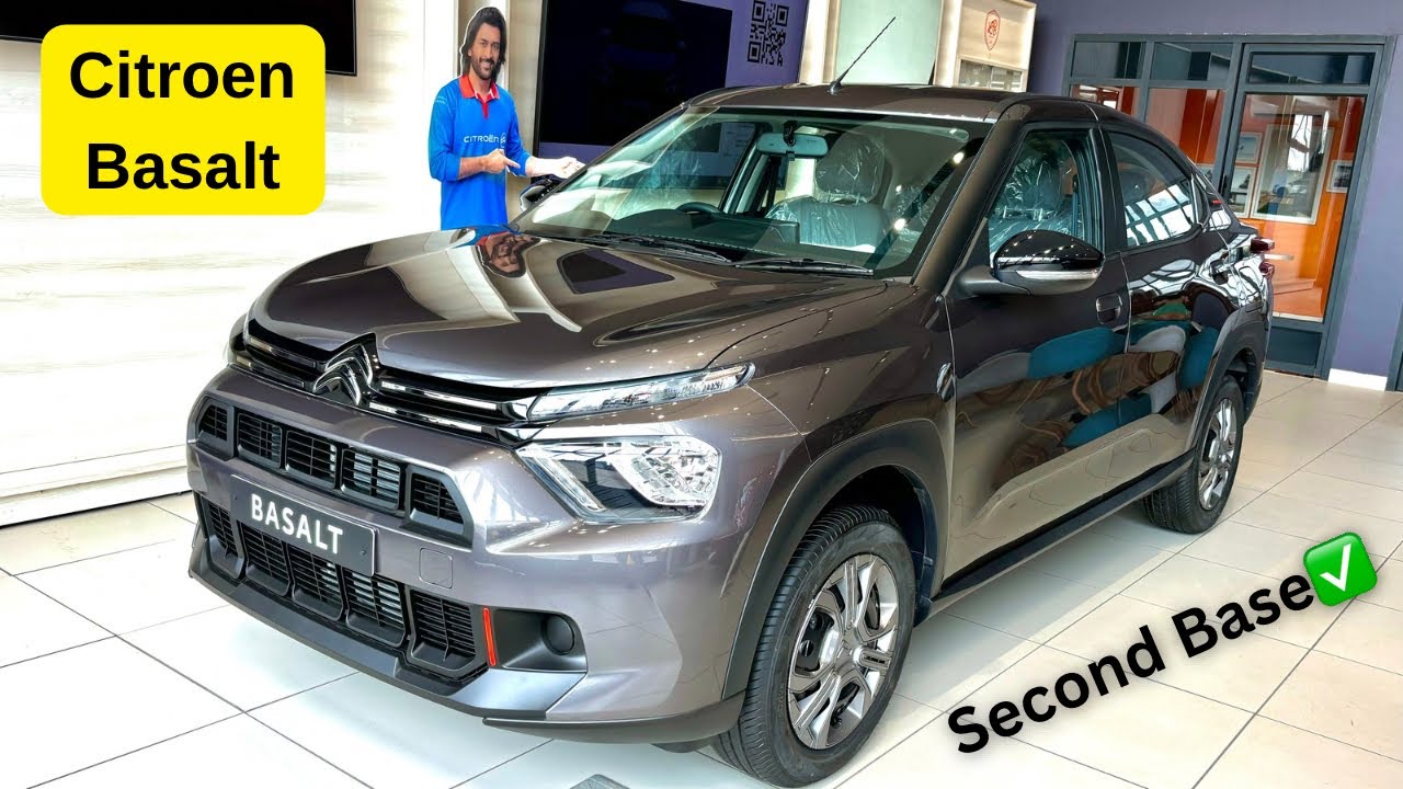 2nd Base Model Pure | Citroen Basalt Coupe SUV 2024 Review - YouTube