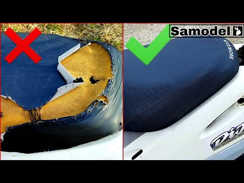 How to repair a torn scooter seat cover