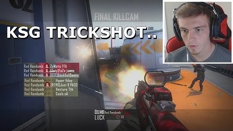 THE WORST KSG TRICKSHOT (BO2 Highlights)