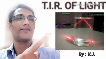 TOTAL INTERNAL REFLECTION ||#CRITICAL ANGLE |#CONDITIONS OF T.I.R