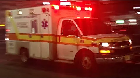 UMDNJ EMS Ambulance 118 Responding 2-11-20