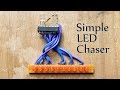 Simple LED Chaser Circuit Using 4017 IC Only