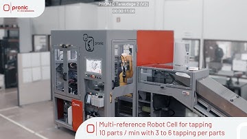 Off-Line Tapping machine with integrated Robot by Pronic