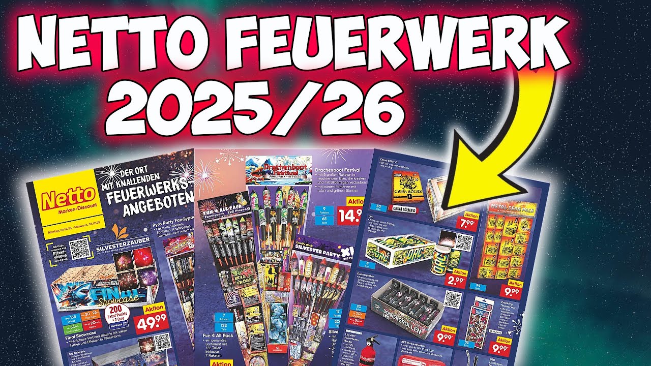 Netto Lesli Feuerwerk Prospekt 2025/26🔥| + Kaufberatung🛒