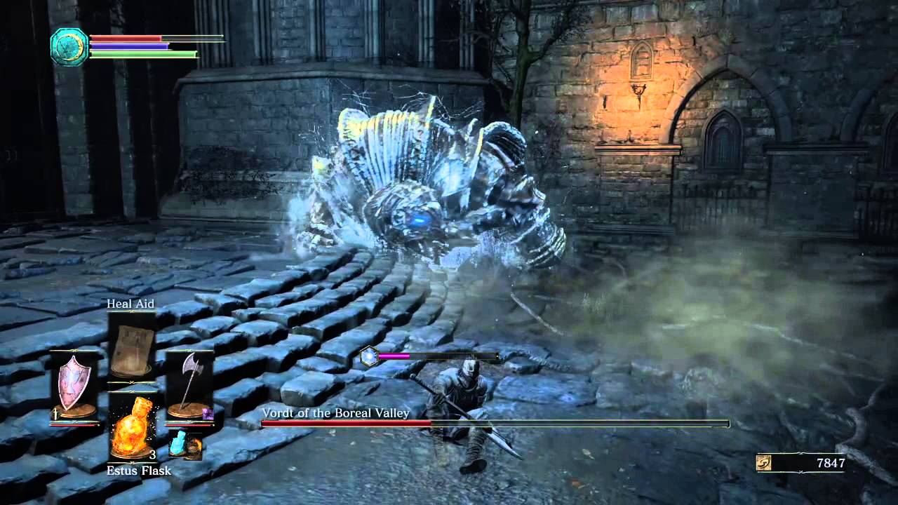 DARK SOULS ™ III: Vordt of the Boreal Valley Boss Fight - YouTube.