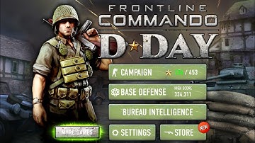 Frontline commando D day v3.0.4 Android Gameplay