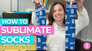 🧦 How to Sublimate Socks from Start to Finish