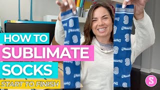 🧦 How to Sublimate Socks from Start to Finish
