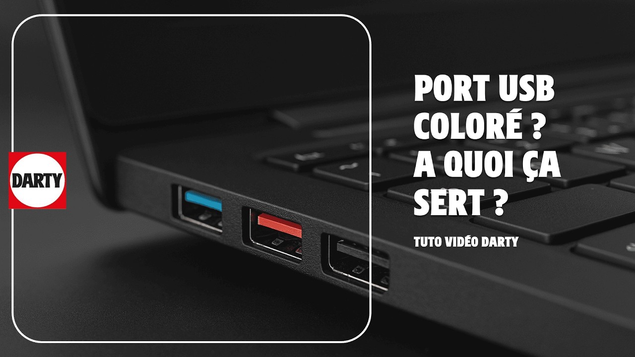Pourquoi les ports USB sont colorés ? Gadget ou vraie utilité ? - YouTube