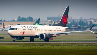 10 CLOSE UP TAKEOFFS! Calgary Airport Plane Spotting Runway 35L