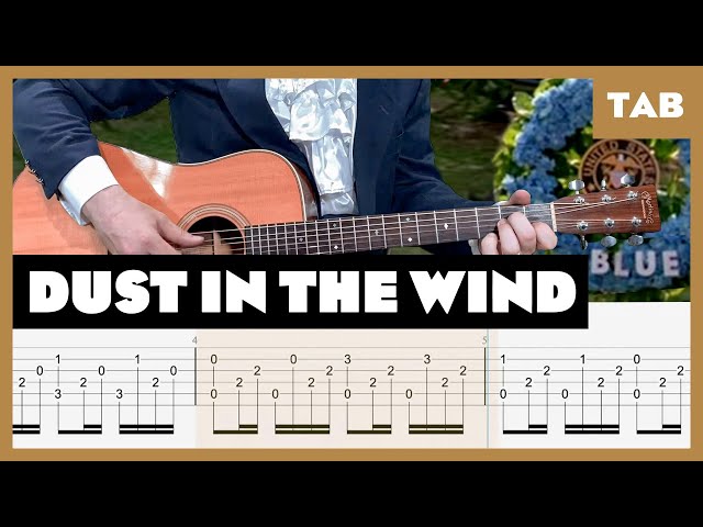 Kansas - Dust in the Wind - Guitar Tab | Lesson | Cover | Tutorial class=