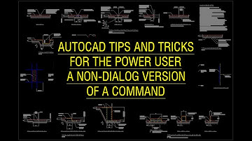 AutoCAD Tips for Power Users - A non-dialog version of a command
