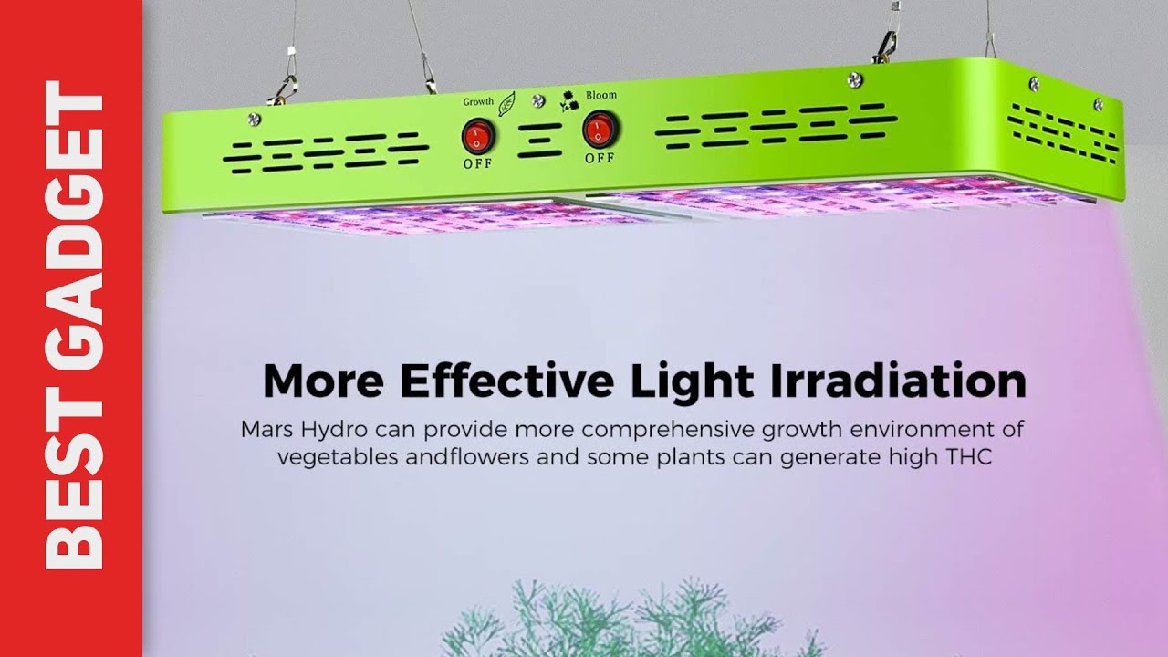 Best Led Grow Lights 2022 - MARS HYDRO Reflector 480W Review