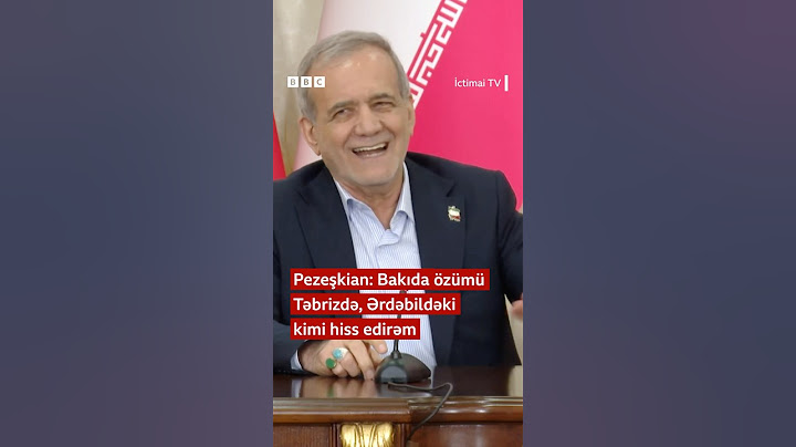 Pezeşkian: Bakıda özümü Təbrizdə, Ərdəbildəki kimi hiss edirəm