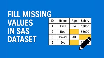 SAS Tutorial: Replace Missing Values Step-by-Step