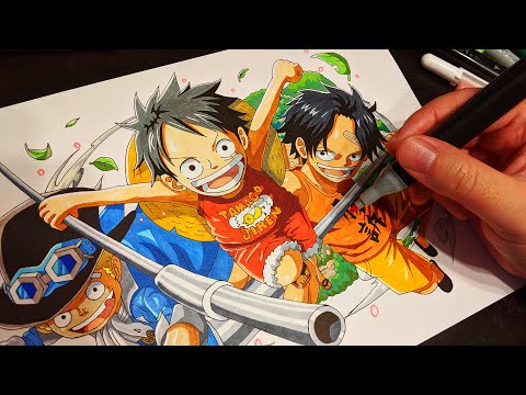 ワンピース ロブ ルッチ 描いてみた Drawing Rob Rucchi 絵 Youtube